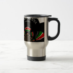 Kenyan Flag Inspiriert Jambo Willkommensdesign Art Reisebecher