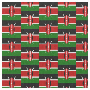 Kenyan Flag & Kenya Trendy Fabric /mode Stoff