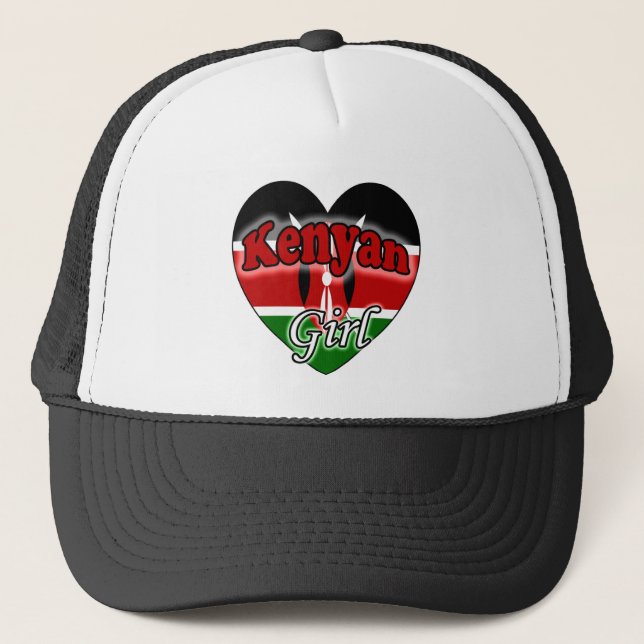 Kenyan Girl Truckerkappe (Vorderseite)