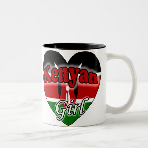 Kenyan Girl Zweifarbige Tasse