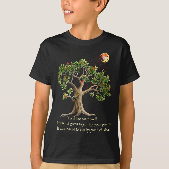 Kenyan-Natur-Sprichwort T-Shirt (Vorderseite)