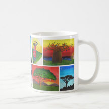 Kenyan scherzt Kunst-Tasse