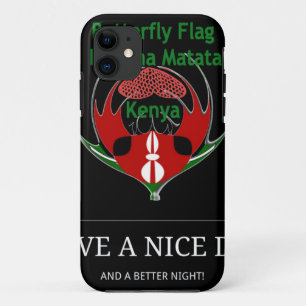 Kenyan Schild Design: Schmetterlingsflagge. title_seo2