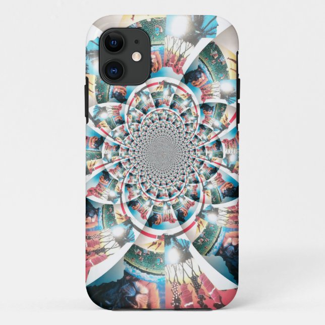 Kenyan Tapestry Kaleidoskop Art Print Case-Mate iPhone Hülle (Rückseite)