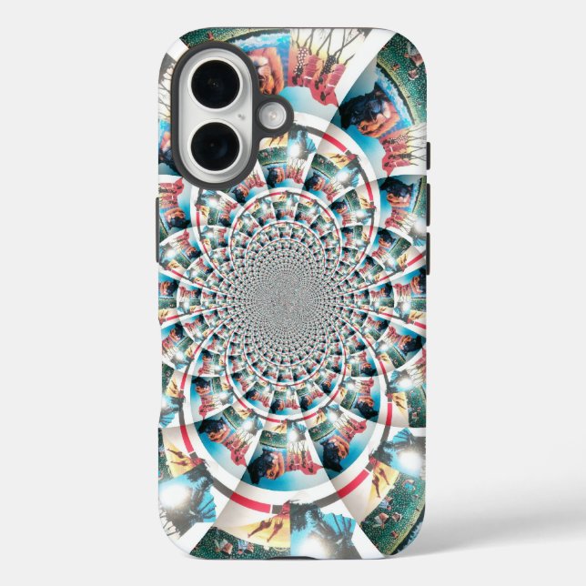 Kenyan Tapestry Kaleidoskop Art Print title_seo2 (Rückseite)
