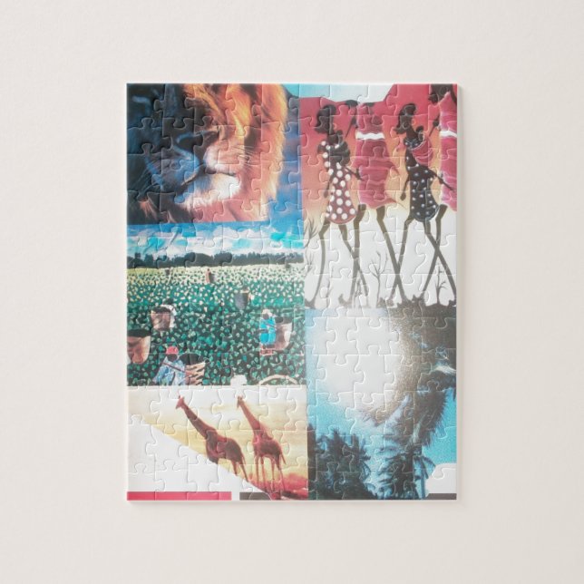 Kenyan Tapestry: Wildnis, Kultur und Küstenstrand (Vertikal)