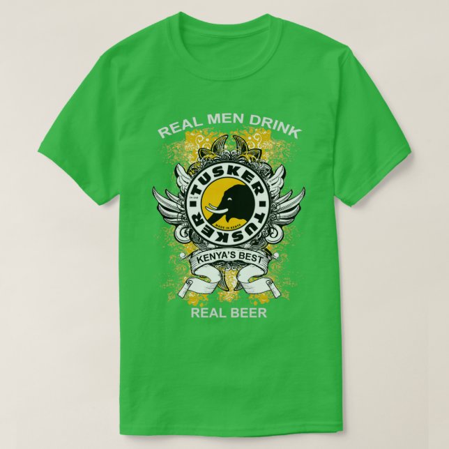 Kenyas Tusker Beer T-Shirt (Design vorne)