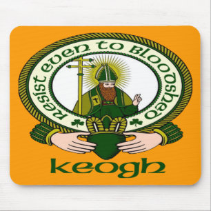 Keogh Clan-Motto-Mausunterlage Mousepad
