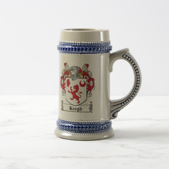 Keogh Familienwappen Bierglas (Rechts)