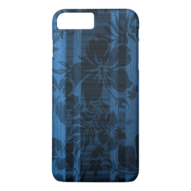 Keokea Beach Faux Wood Surfboard iPhone 7 coque (Dos)