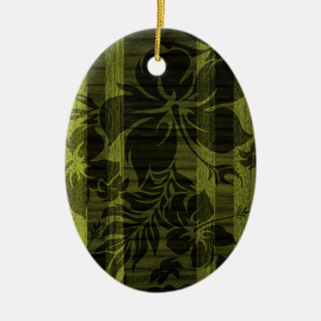 Keokea Beach Imitate Holzbrett Keramikornament (Vorne)