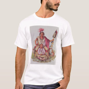 Keokuk oder "wachsamer Fox", Leiter des Sauks T-Shirt