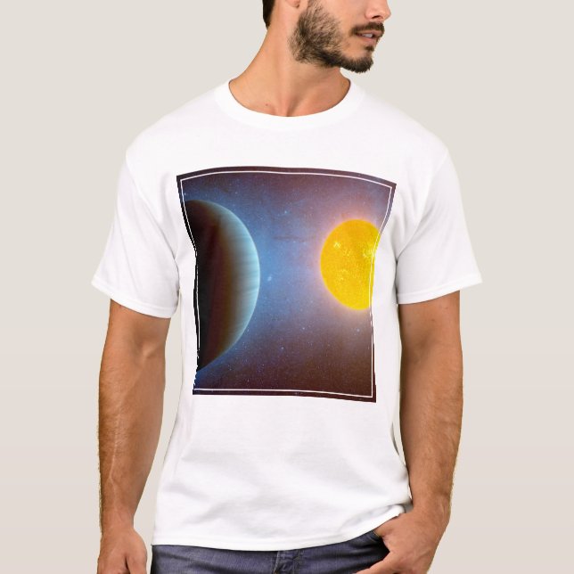 Kepler-10 Star System. T-Shirt (Vorderseite)