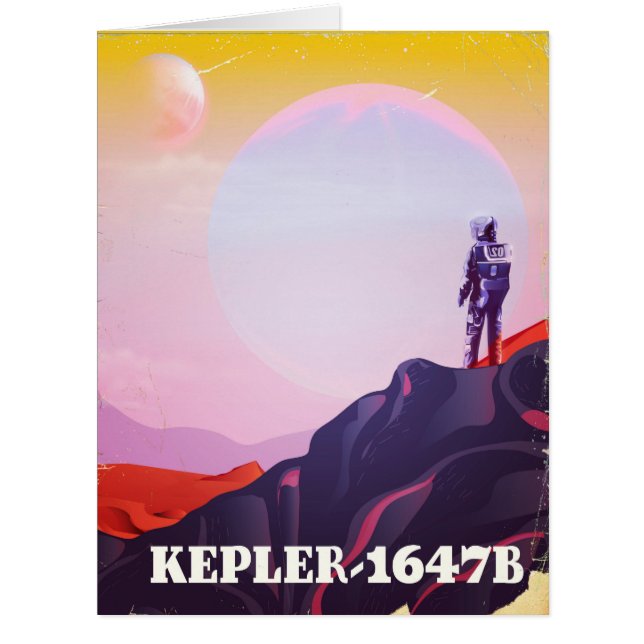 Kepler - 1647B Reiseplakat (Vorderseite)