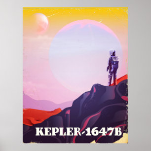 Kepler - 1647B Reiseplakat Poster