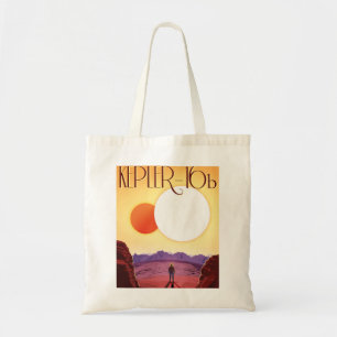 Kepler-16b: Binärer Sonnenuntergang Fine Art Weltr Tragetasche