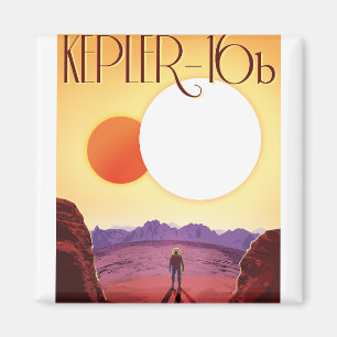 Kepler-16b: Doppelter Sonnenuntergang Weltraum-Kun Magnet