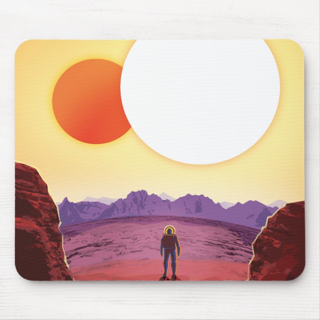 „Kepler-16b“ – Visions of the Future-Mauspad Mousepad (Vorne)