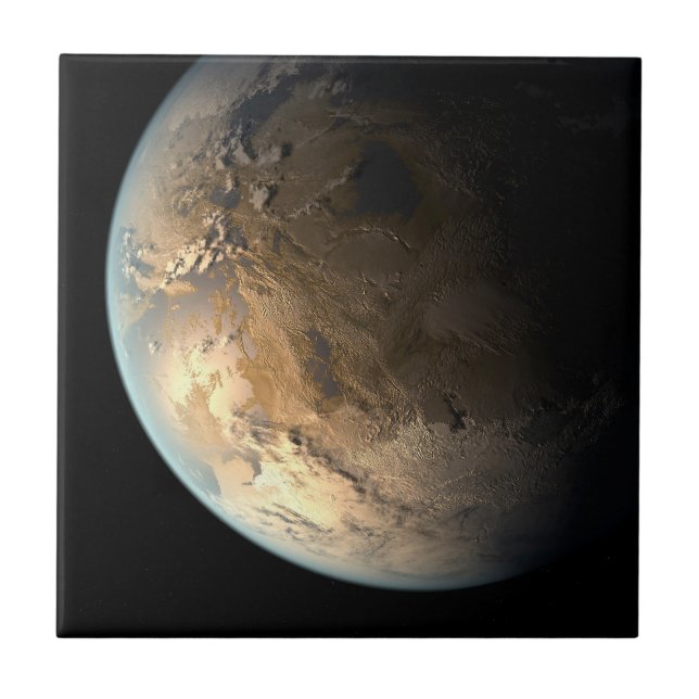 Kepler-186f Orbit eines fernen Sterns. Fliese (Vorderseite)