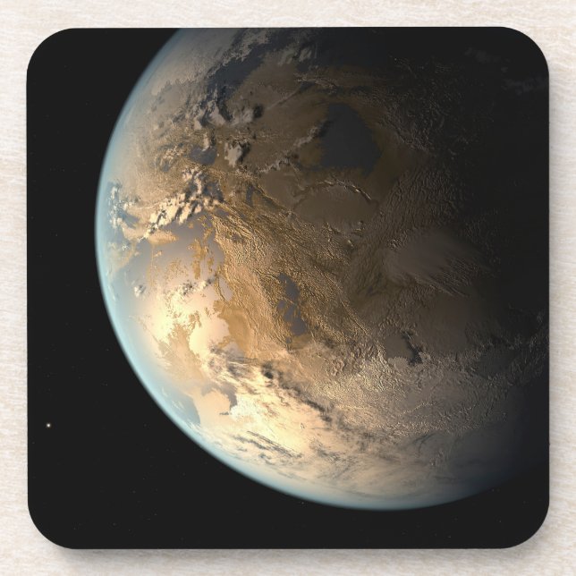 Kepler-186f Orbit eines fernen Sterns. Getränkeuntersetzer (Vorderseite)
