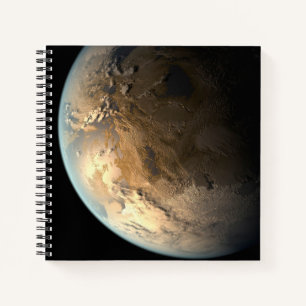 Kepler-186f Orbit eines fernen Sterns. Notizbuch