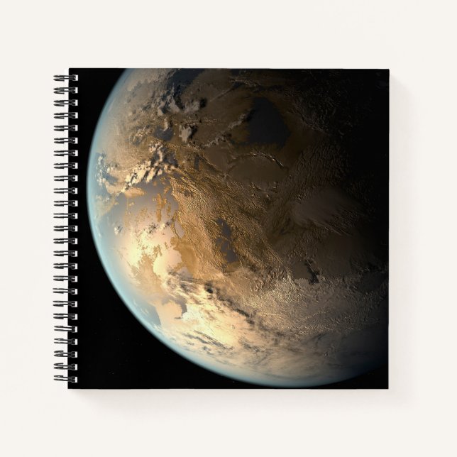 Kepler-186f Orbit eines fernen Sterns. Notizbuch (Vorderseite)
