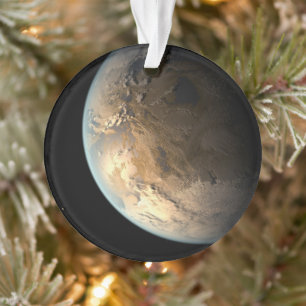 Kepler-186f Orbit eines fernen Sterns. Ornament