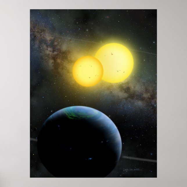 Kepler-35 Poster (Vorne)
