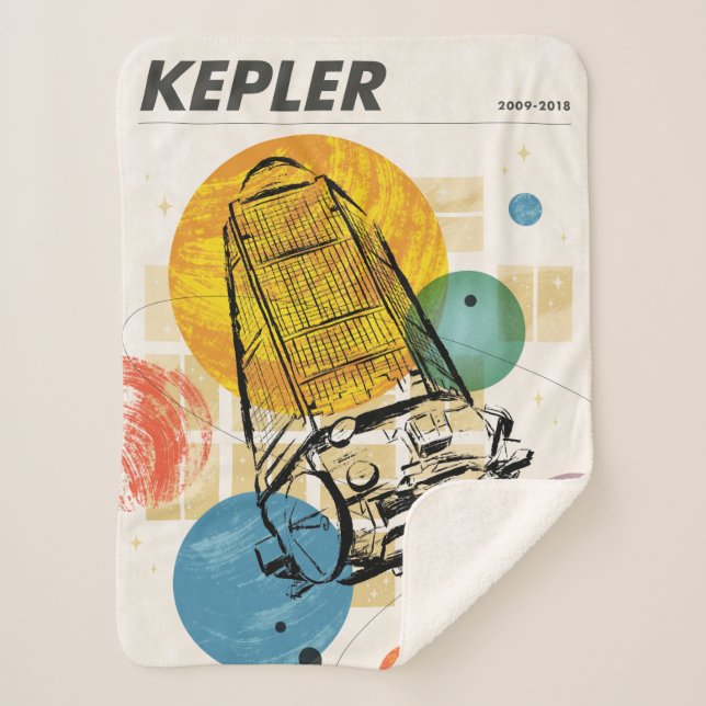 Kepler Space Telescope Poster. Sherpadecke (Vorderseite)