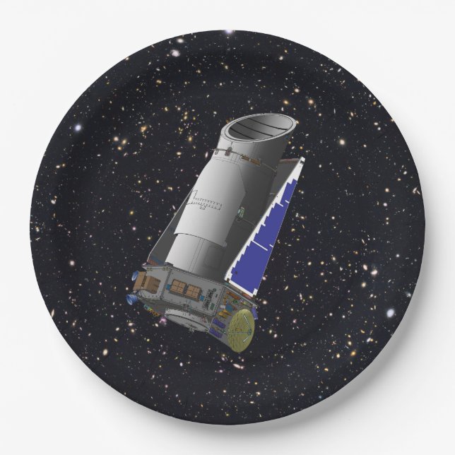 Kepler Space Teleskop Pappteller (Vorderseite)