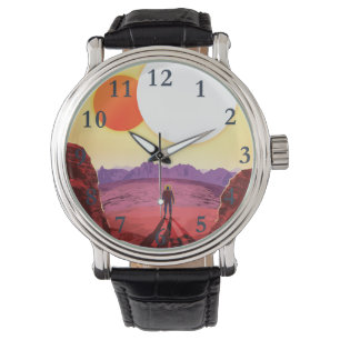 Kepler Space Travel Destination Planet Adventure Armbanduhr