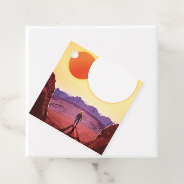 Kepler Space Travel Destination Planet Adventure Geschenkanhänger (Beispiel)