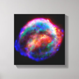 Keplers Supernova-Überrest NASA Hubble Weltraumfot Leinwanddruck