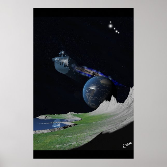 Keplers Traum Poster (Vorne)