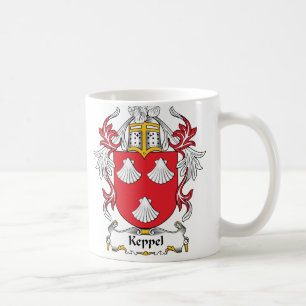 Keppel-Familienwappen Kaffeetasse