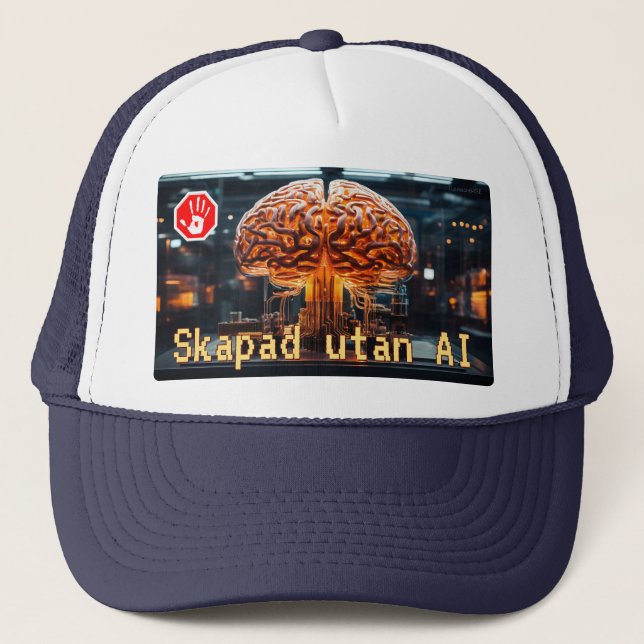 Keps — Artificial intelligence Truckerkappe (Vorderseite)