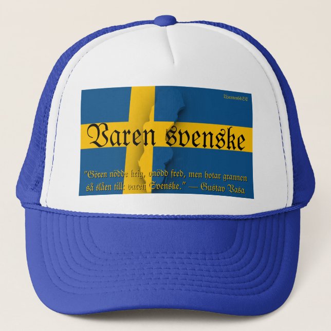 Keps — Varen svenske Truckerkappe (Vorderseite)