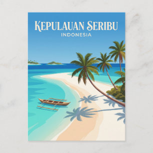 Kepulauan Seribu Nationalpark Indonesien Postkarte