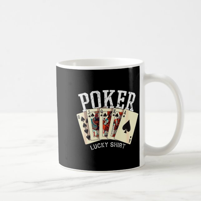 Ker Lucky Shirt Ker Player Gambling Funny Ker  Kaffeetasse (Rechts)