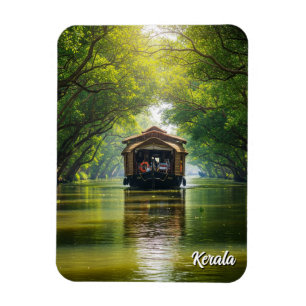 Kerala-Hausboot Indien Magnet