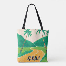 KERALA INDIA COCONUT TROPICAL INDIAN DESIGN