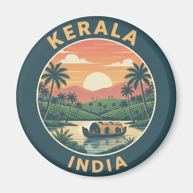 Kerala India Magnet (Vorne)