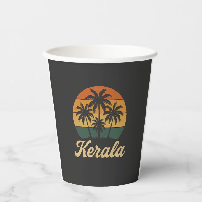 Kerala india pappbecher (Vorderseite)