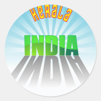 Kerala Runder Aufkleber