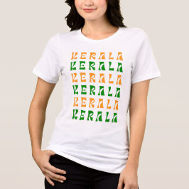 KERALA Textmuster Tri-Blend Shirt