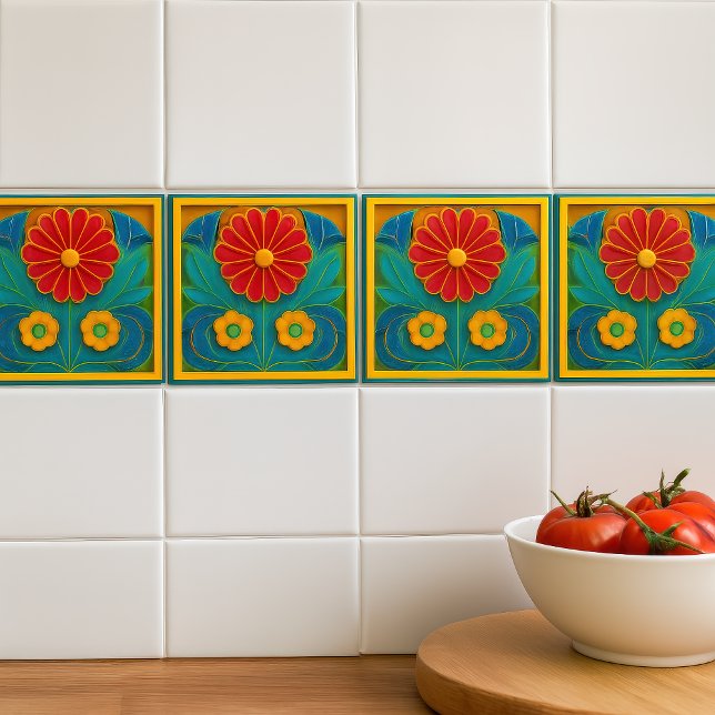 Keramik Art Deco Fliese (Art Deco Tile)