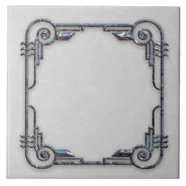 Keramik Art Deco Rahmen Tile. Fliese