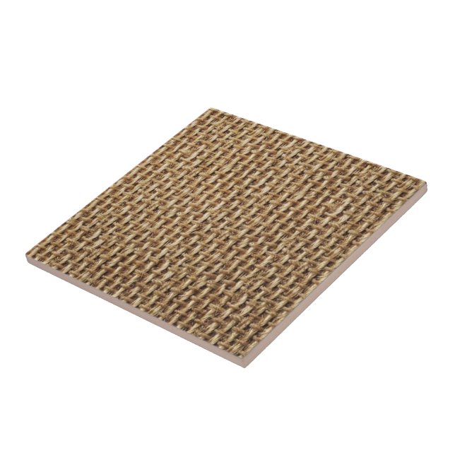 Keramik aus gegossenen Baumwollstoffen - Beige Fliese (Seite)