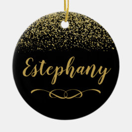 Keramik aus individuelle Name Ornament