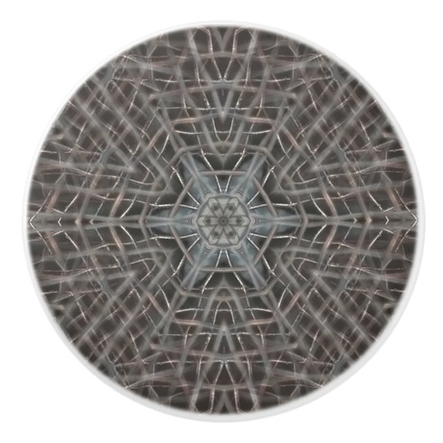 Keramik aus Metallgewebe Keramikknauf (Vorderseite)